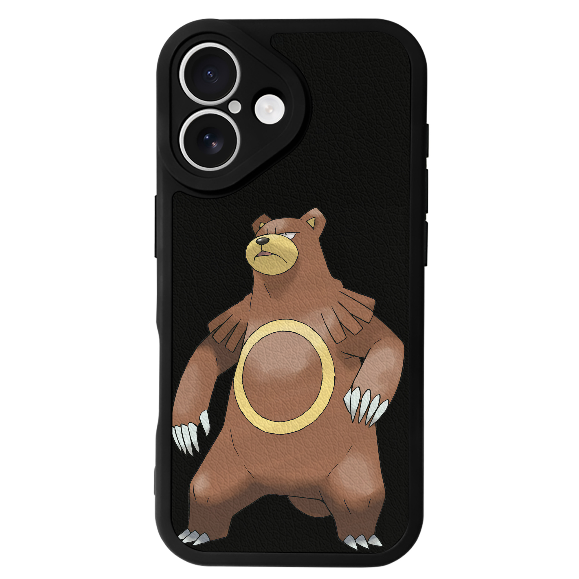 （画像用） ポケットモンスター Pokémon 【iPhone 16シリーズ対応】シリコンスマホケース（レザー調） 材質：シリコン